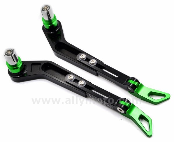 94 7-8 Inch 22Mm Motorcycle Proguard Brake Clutch Levers Protect Guard Green Kawasaki